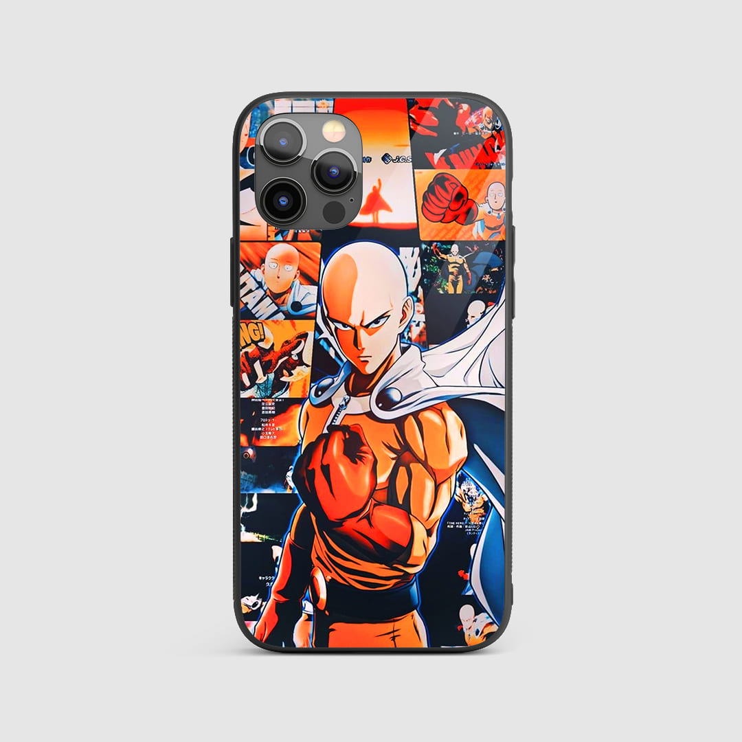 Saitama Collage Silicone Armored Phone Case