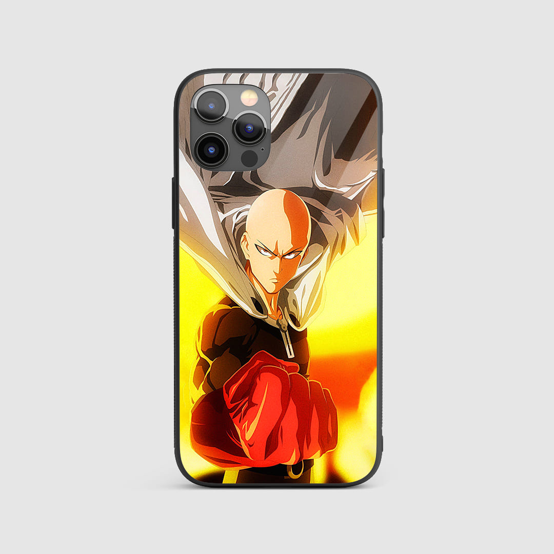 Saitama Graphic Silicone Armored Phone Case