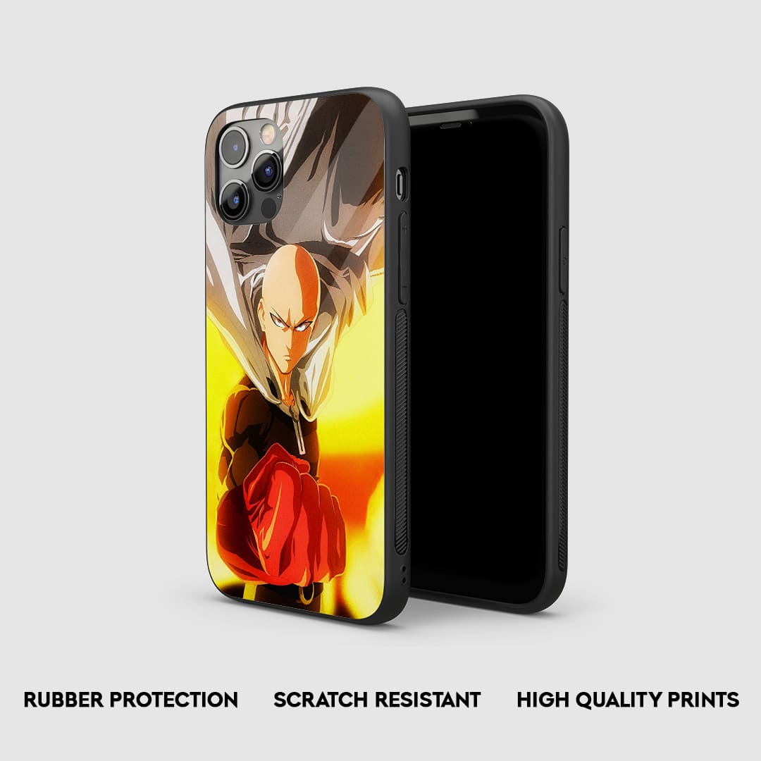 Saitama Graphic Silicone Armored Phone Case