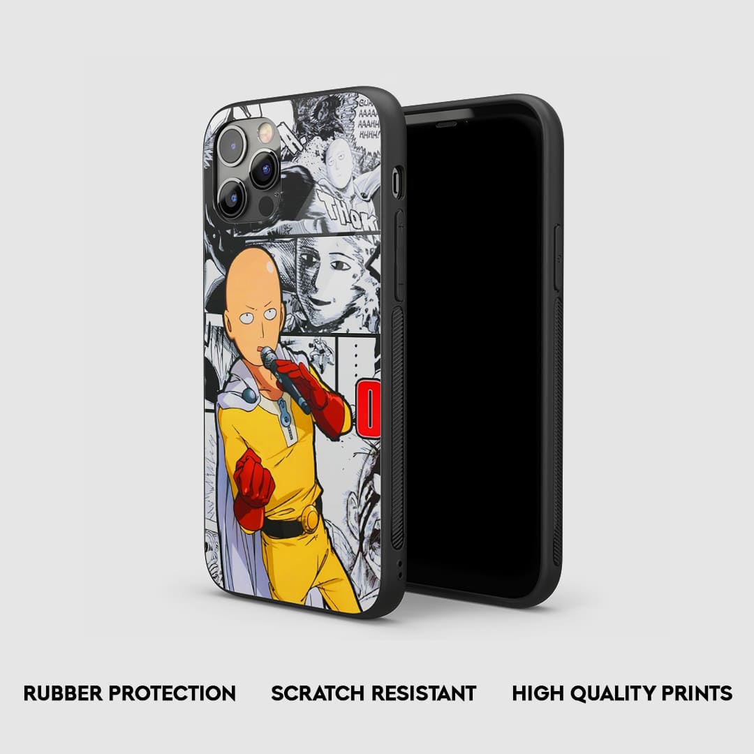 Saitama Manga Silicone Armored Phone Case