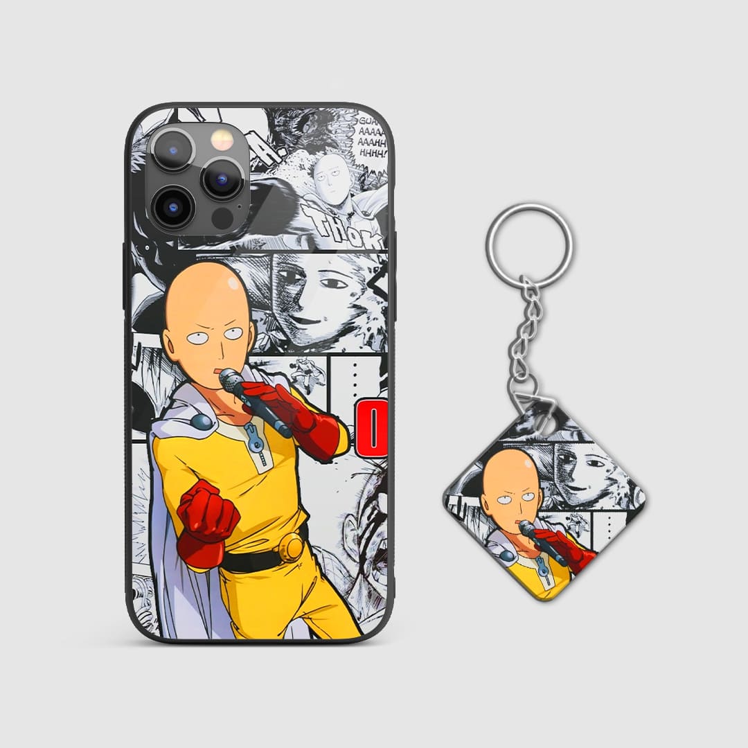 Saitama Manga Silicone Armored Phone Case