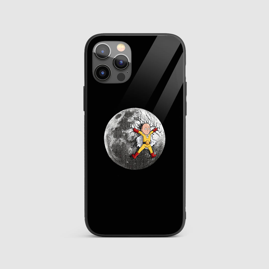 Saitama Moon Silicone Armored Phone Case