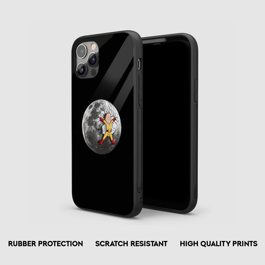 Saitama Moon Silicone Armored Phone Case