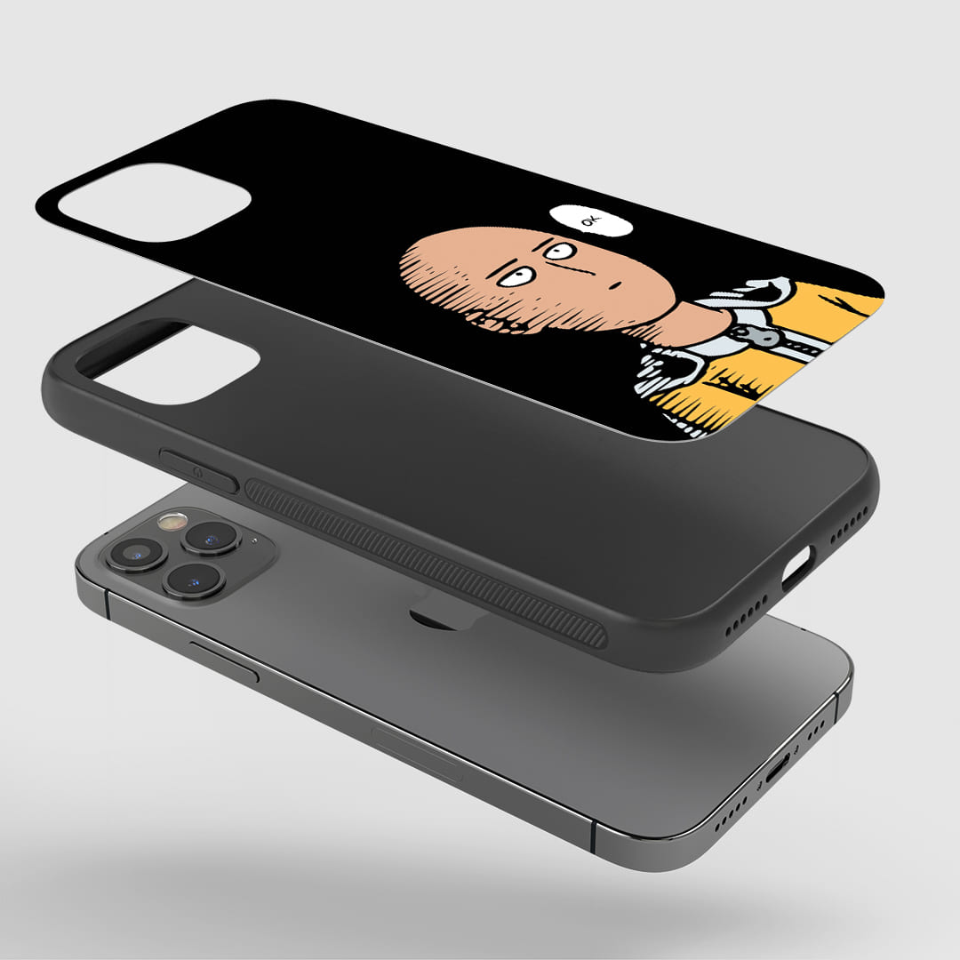 Saitama Ok Expression Silicone Armored Phone Case