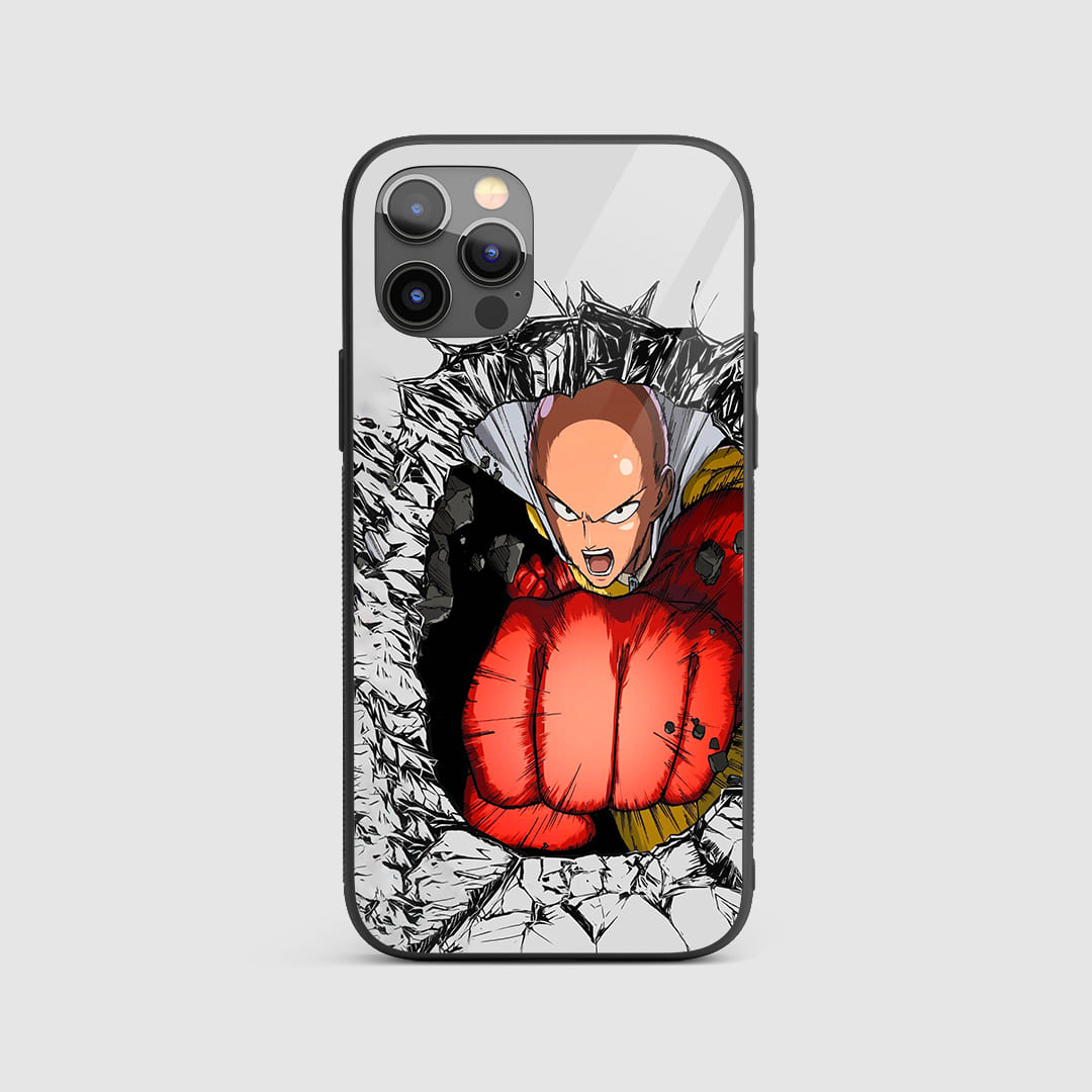 Saitama Punch Silicone Armored Phone Case