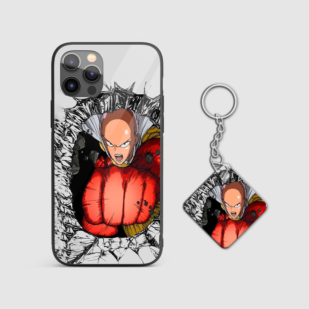 Saitama Punch Silicone Armored Phone Case