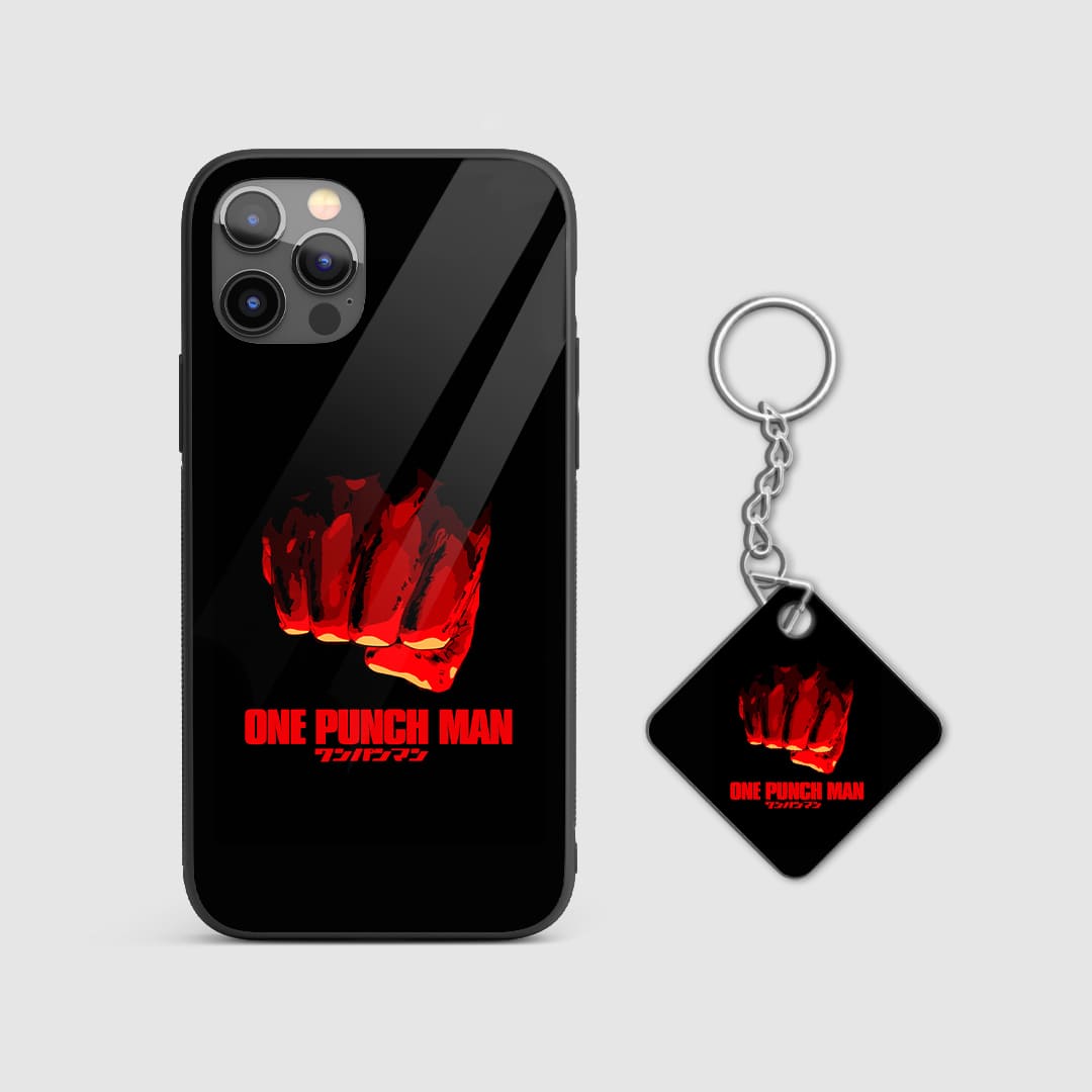 Saitama Red Punch Silicone Armored Phone Case