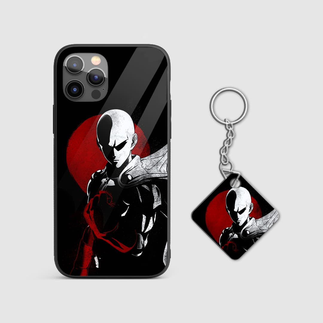 Saitama Red & Black Silicone Armored Phone Case