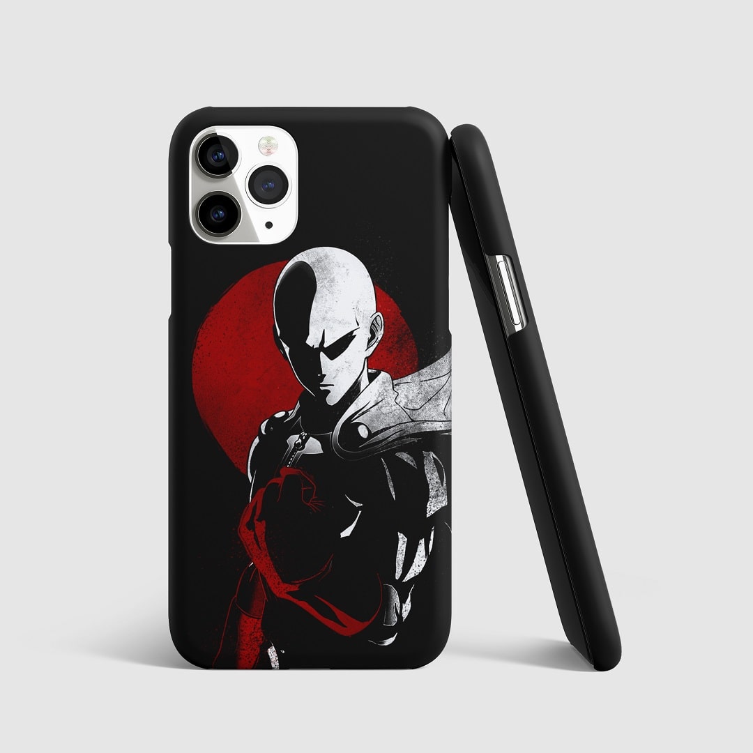 Saitama Red and Black Phone Cover