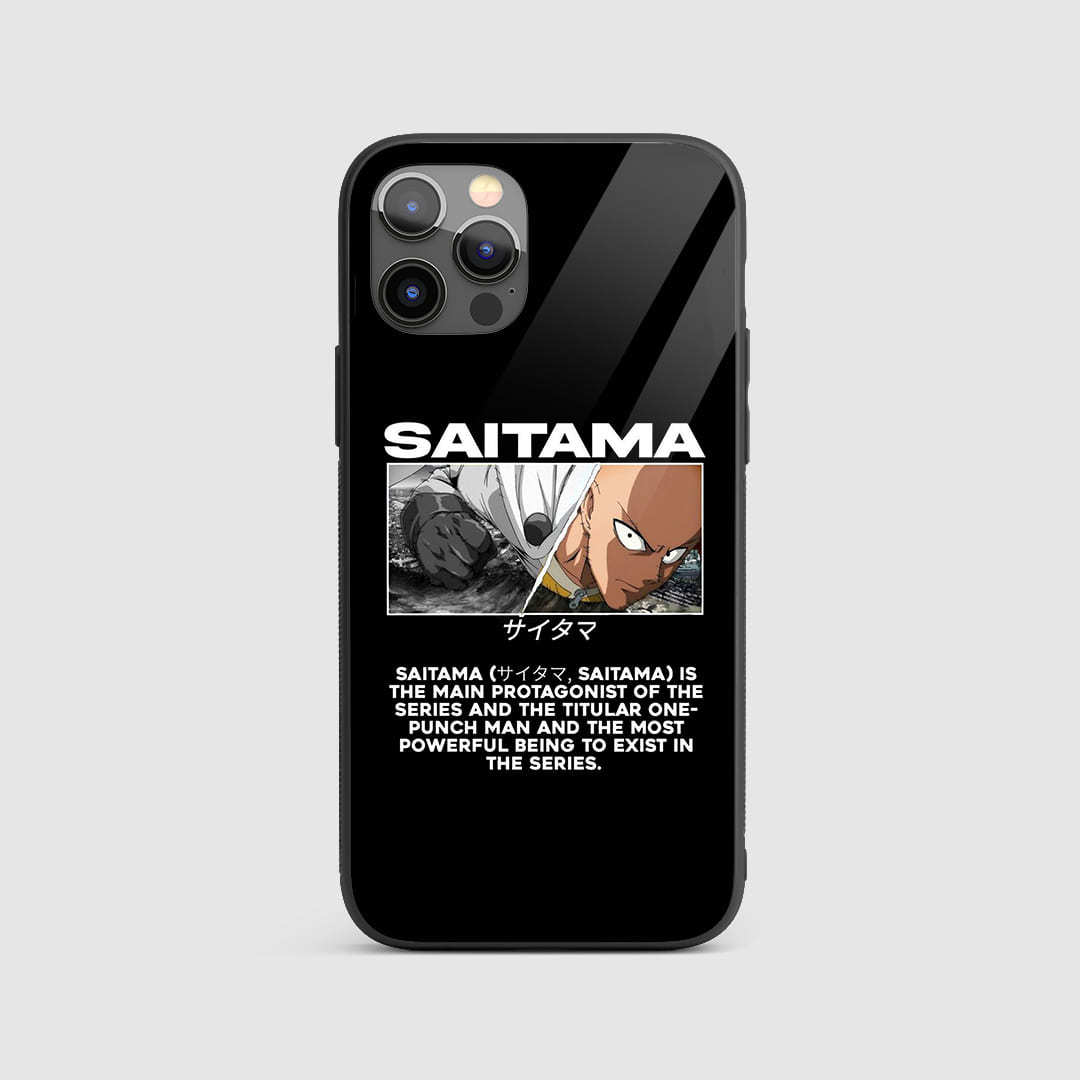 Saitama Synopsis Silicone Armored Phone Case