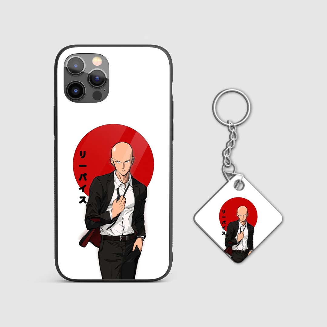 Saitama White & Red Silicone Armored Phone Case