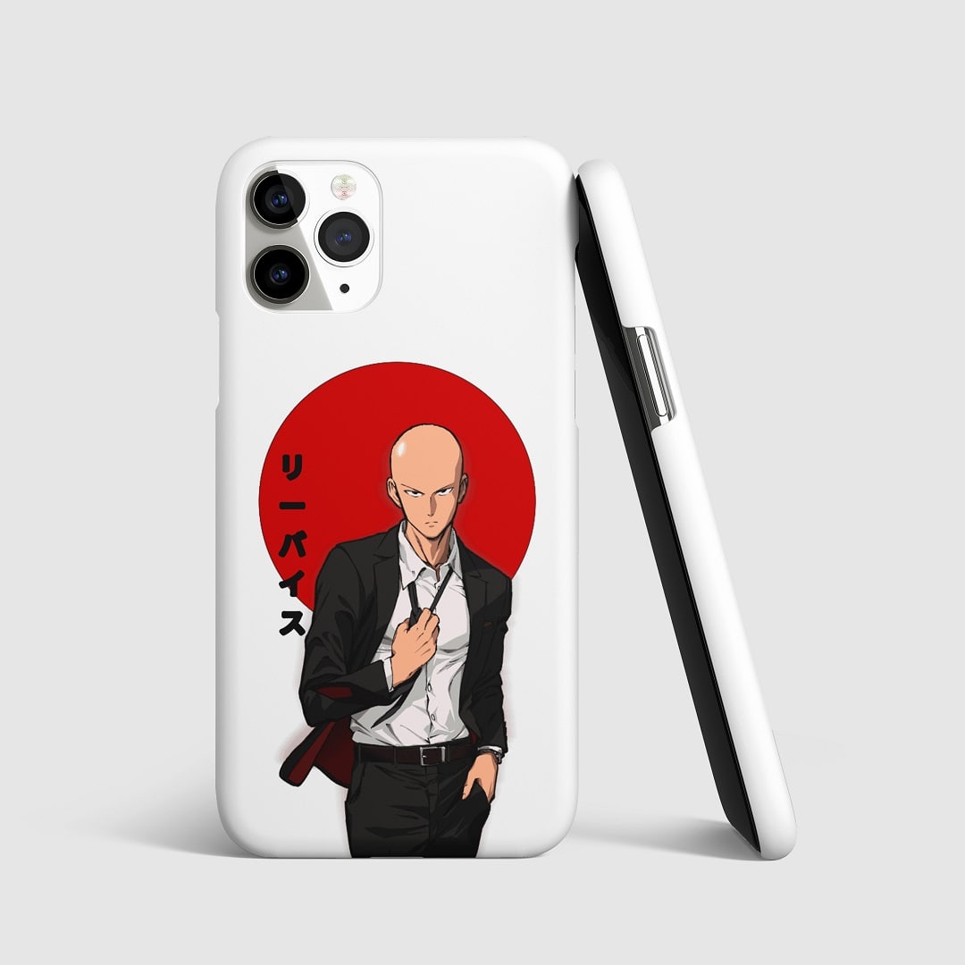 Saitama White and Red Phone Cover