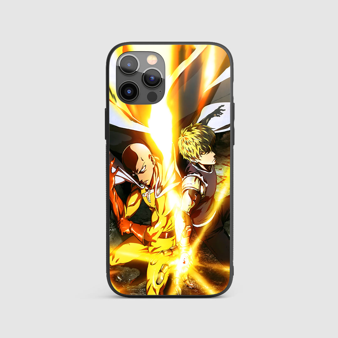 Saitama and Genos Silicone Armored Phone Case