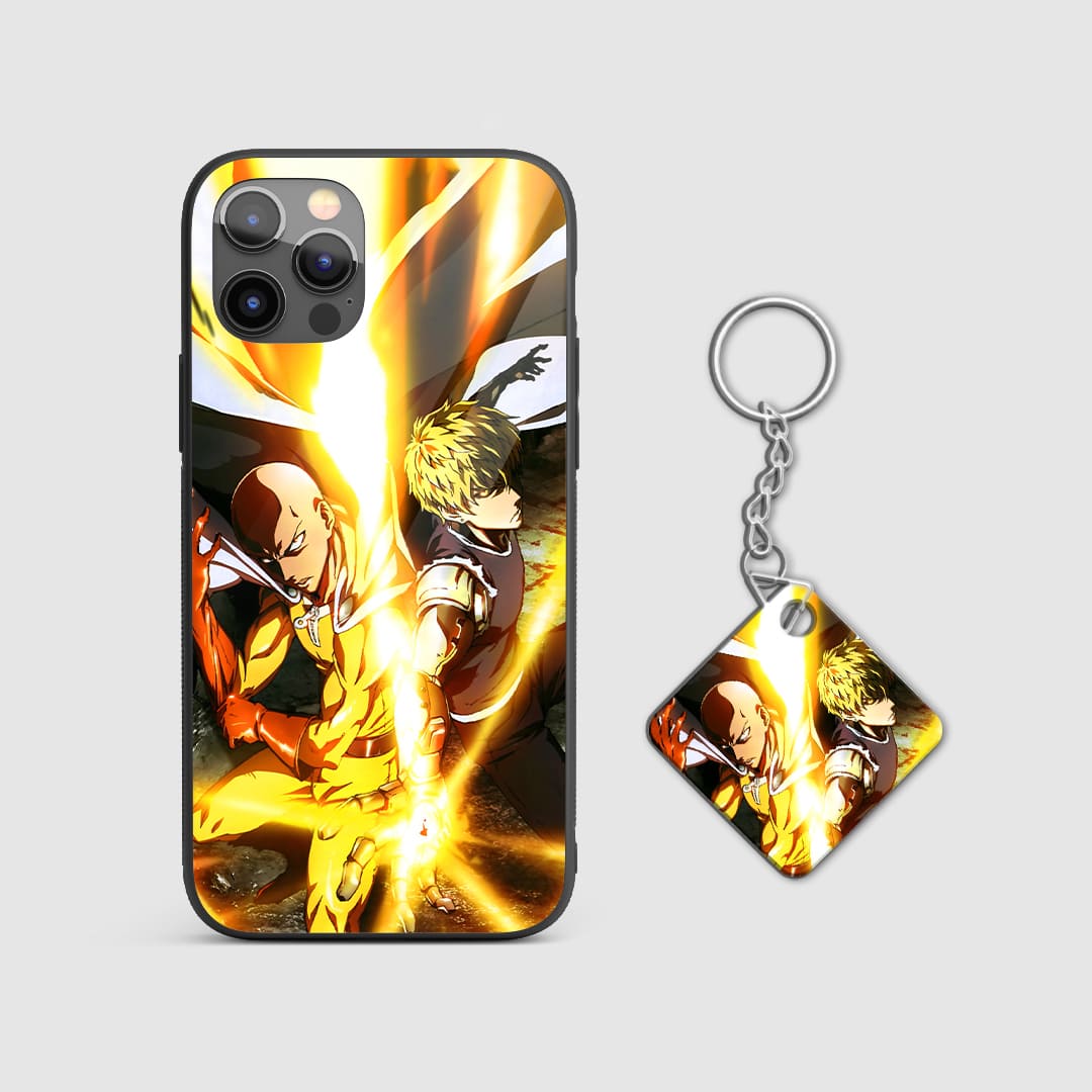 Saitama and Genos Silicone Armored Phone Case