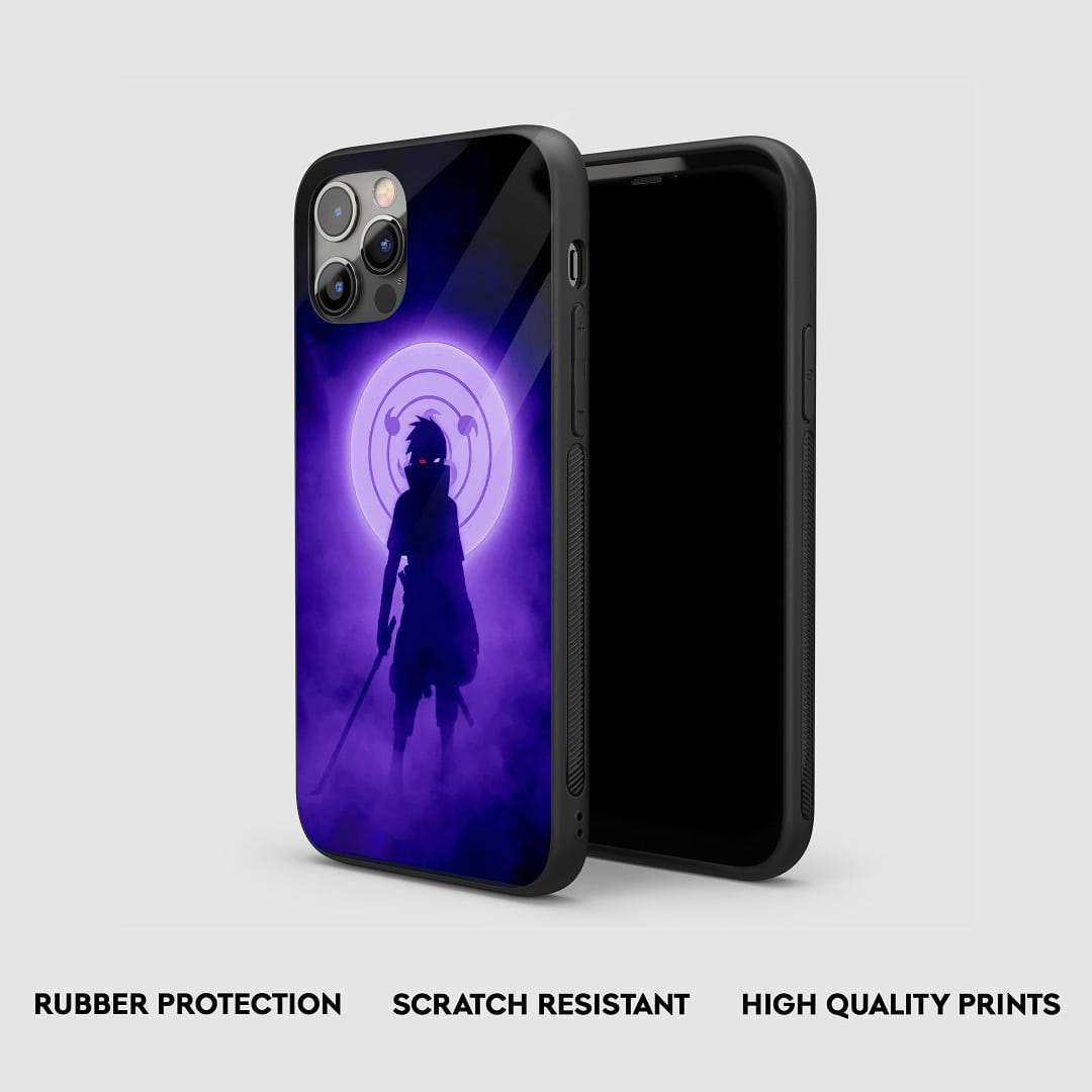 Sasuke Smoke Silicone Armored Phone Case