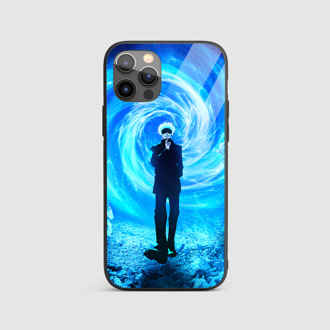 Satoru Blue Silicone Armored Phone Case