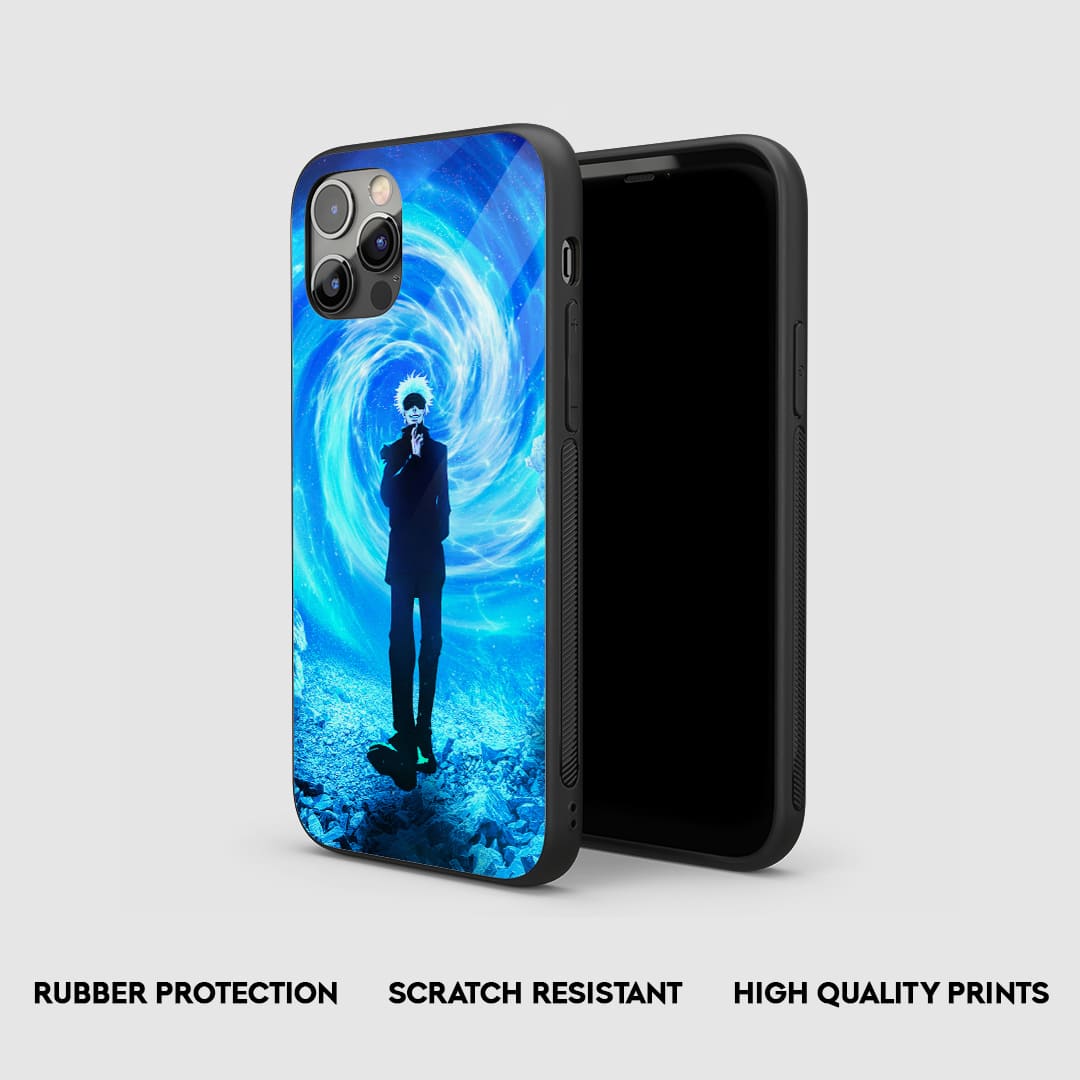 Satoru Blue Silicone Armored Phone Case