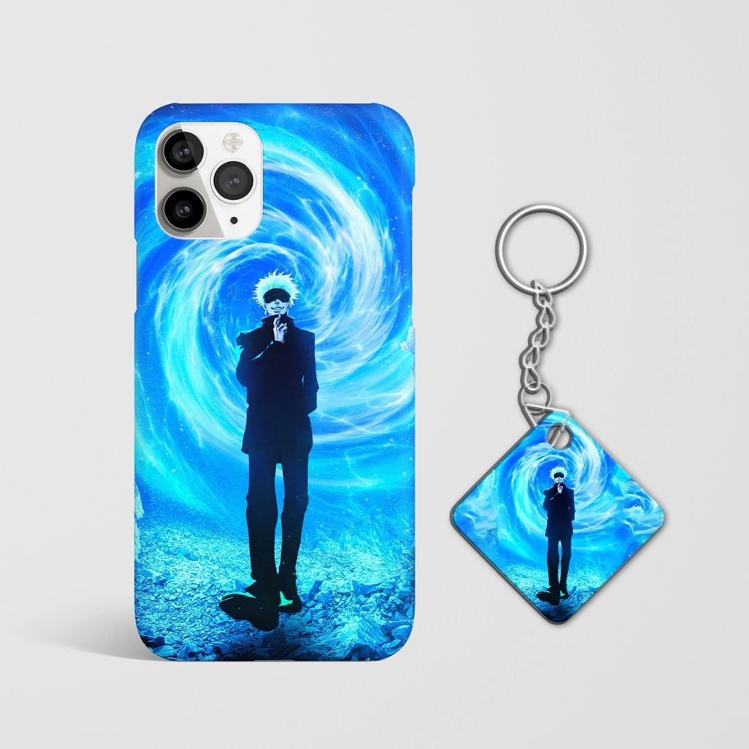 Satoru Gojo Aesthetic Blue Phone Cover