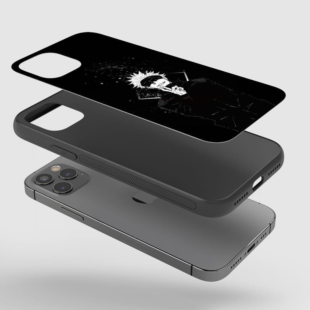 Satoru Black Silicone Armored Phone Case