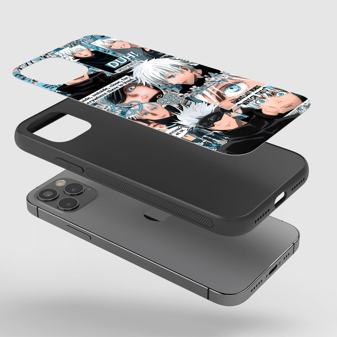 Satoru Collage Silicone Armored Phone Case