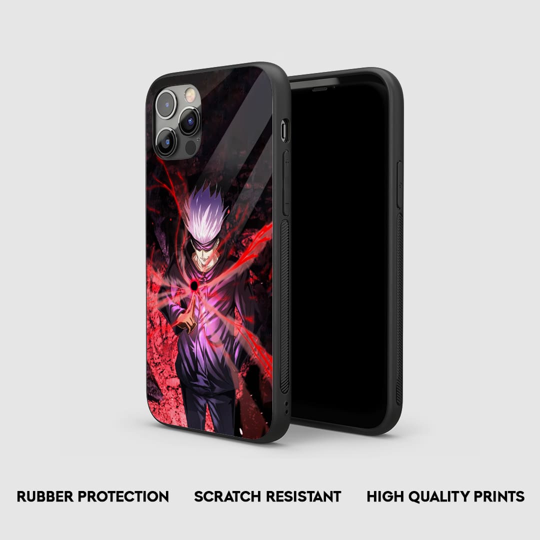 Satoru Cursed Silicone Armored Phone Case