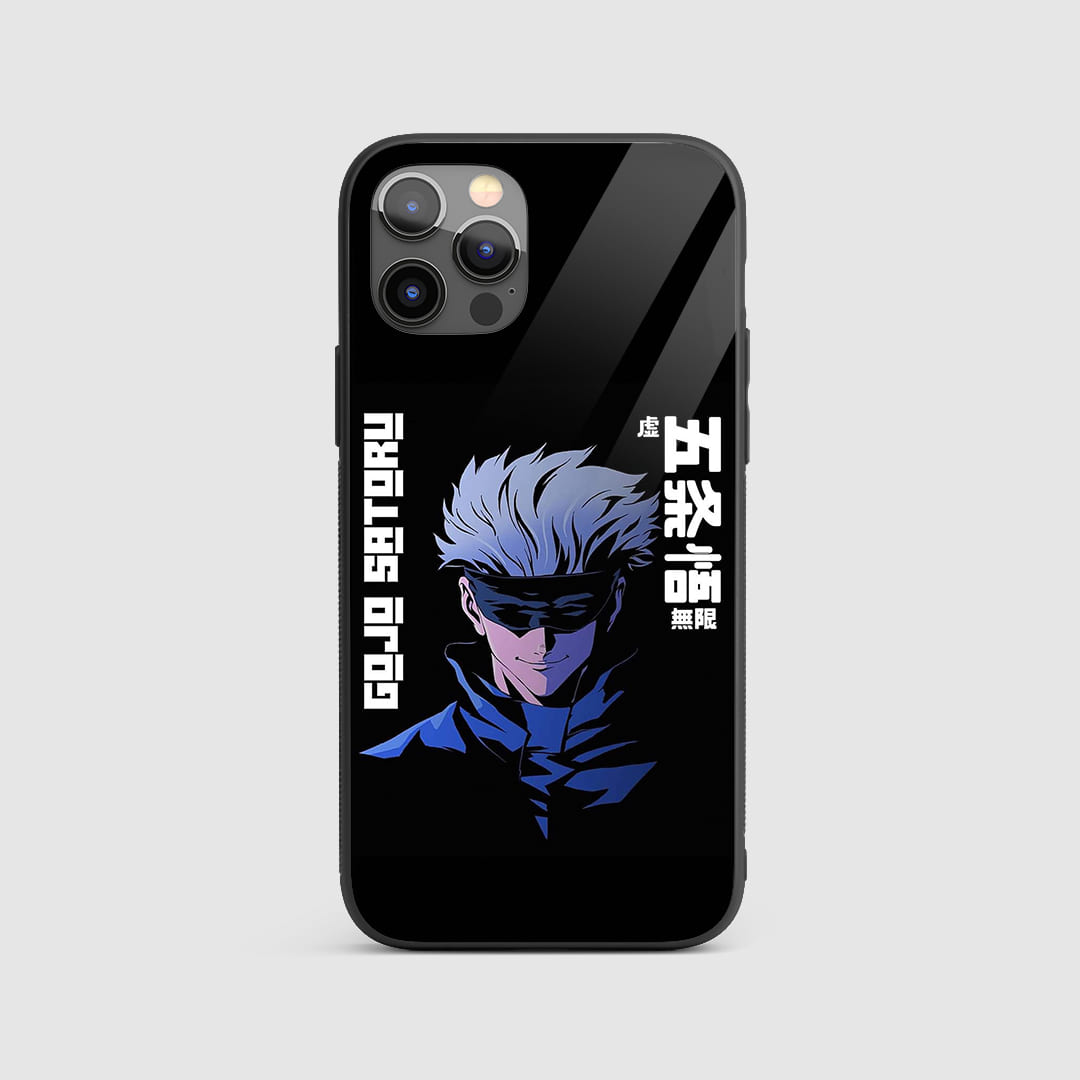 Satoru Gojo Dark Silicone Armored Phone Case