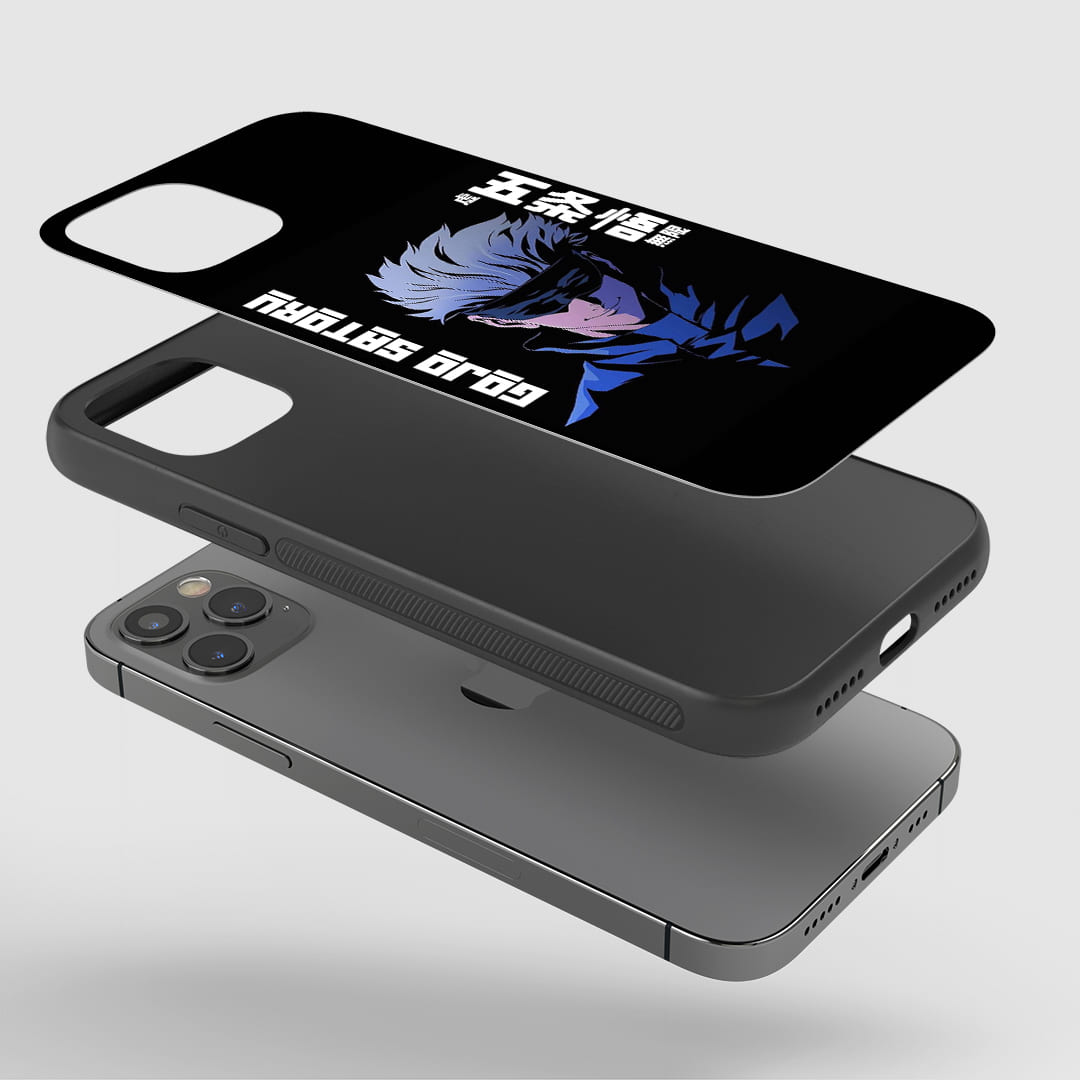 Satoru Gojo Dark Silicone Armored Phone Case