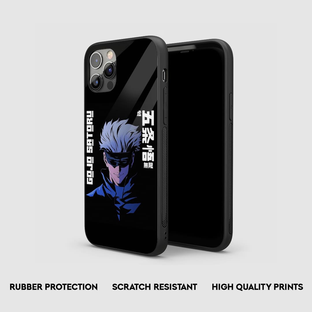 Satoru Gojo Dark Silicone Armored Phone Case