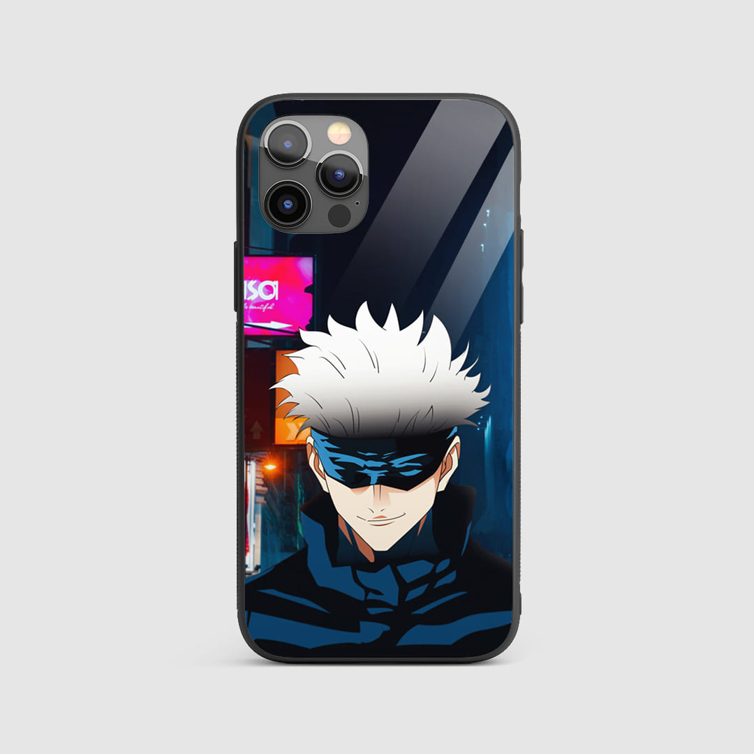 Satoru Gojo Graphic Silicone Armored Phone Case