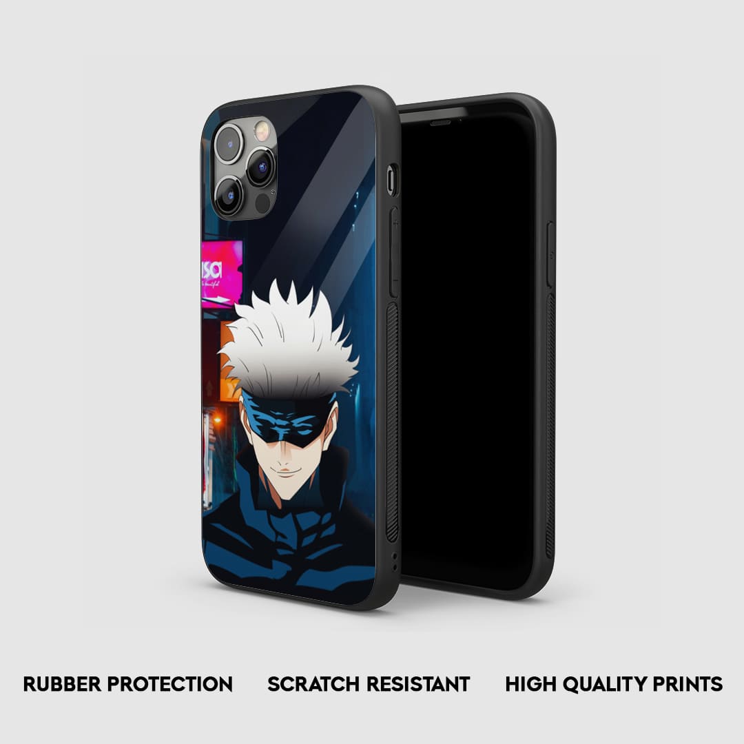 Satoru Gojo Graphic Silicone Armored Phone Case