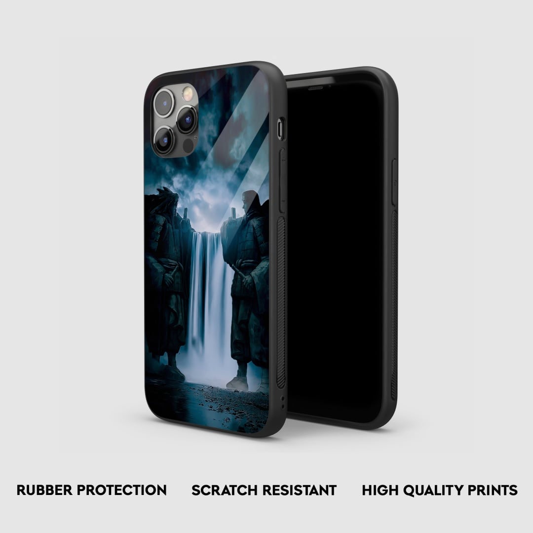 Senju Statue Silicone Armored Phone Case