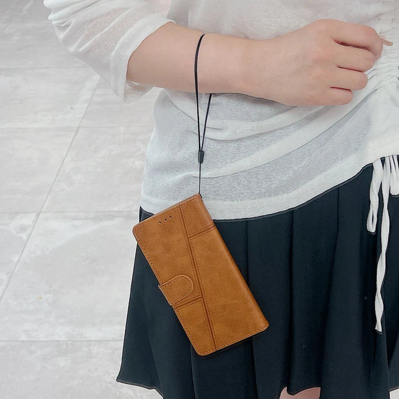 Premium Shockproof PU Leather Flip Phone Case | All Phone Model Available