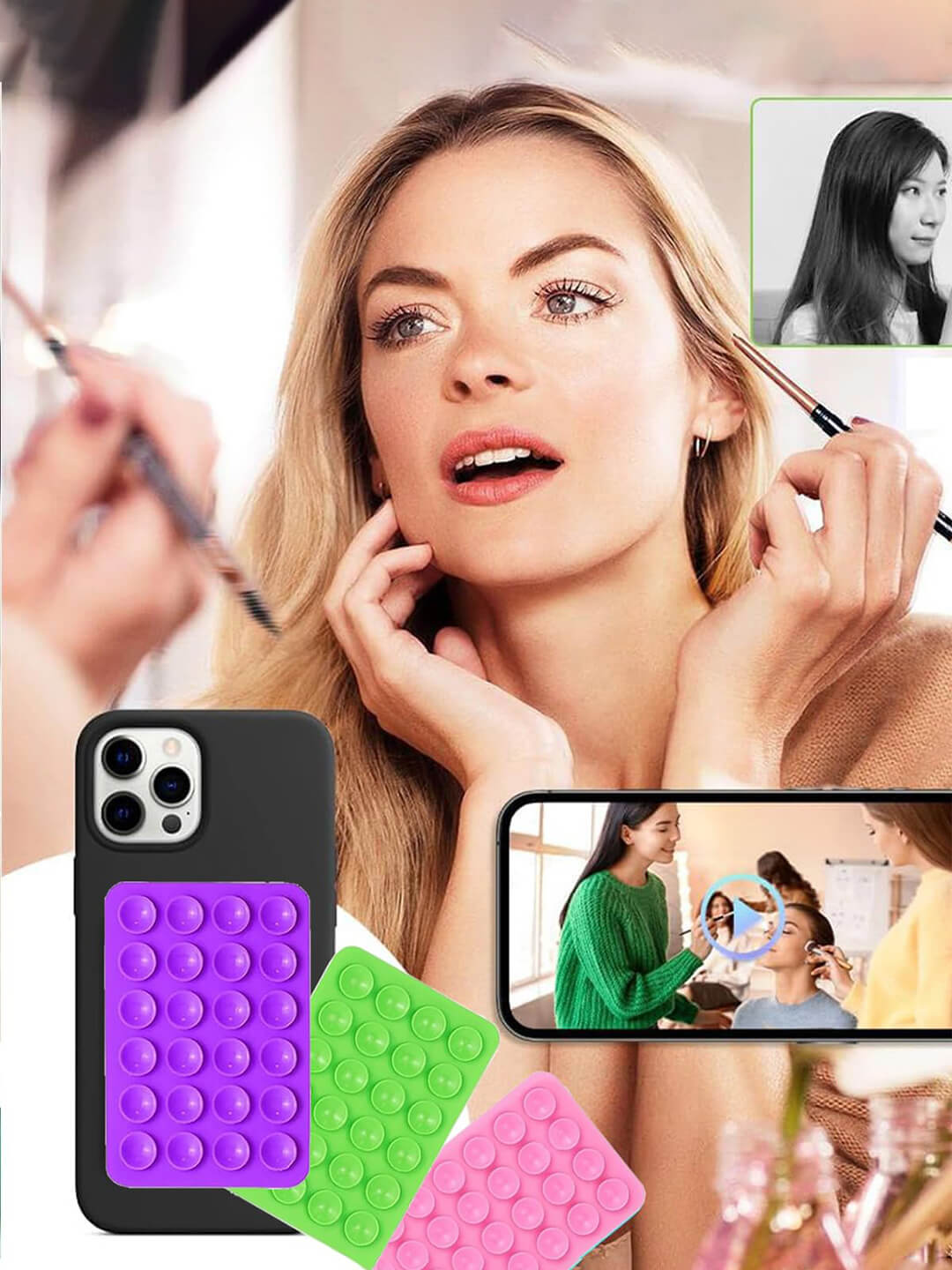 Silicone Sticky Grip Phone Holder