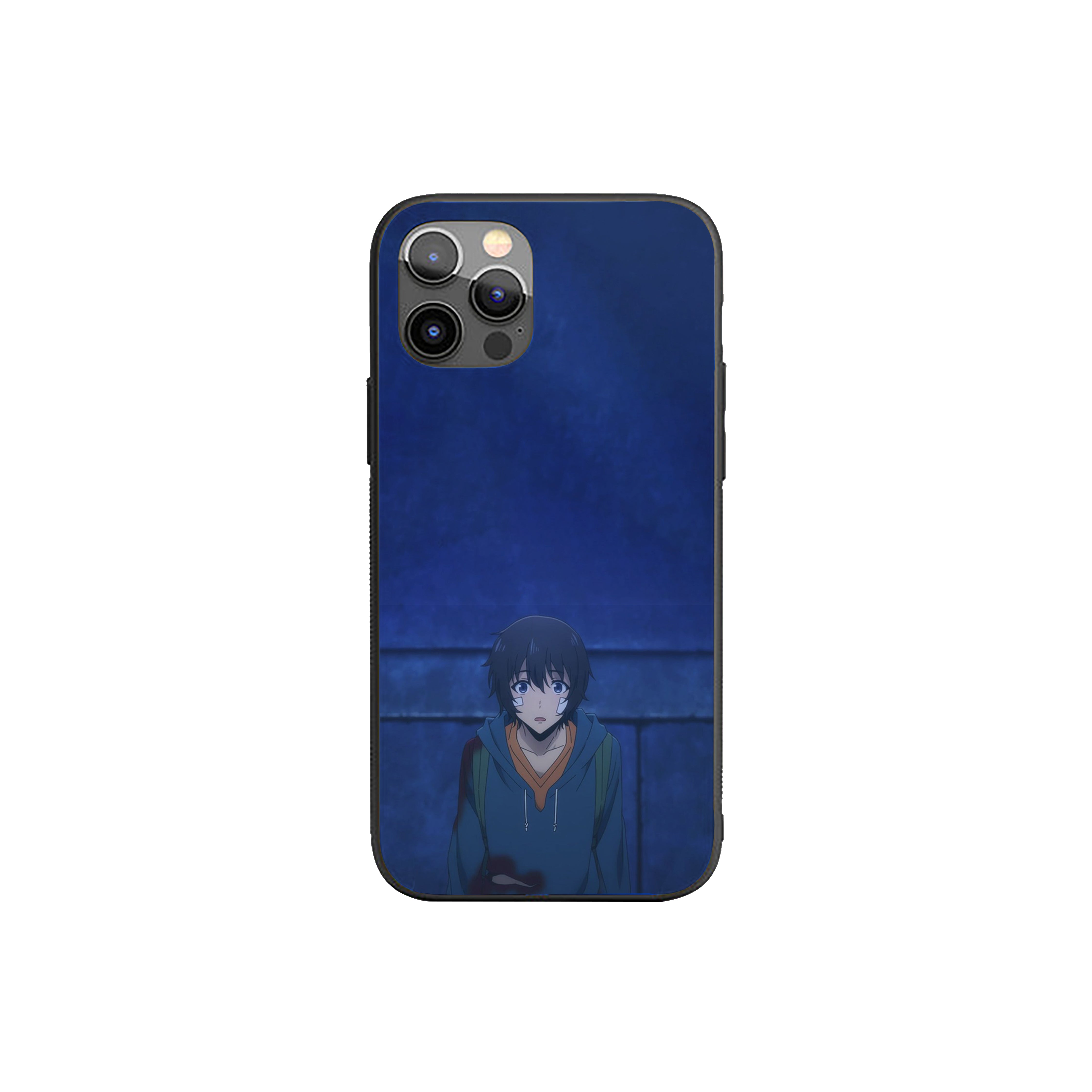 Solo Leveling with Sad Expression Silicone Armored Phone Case