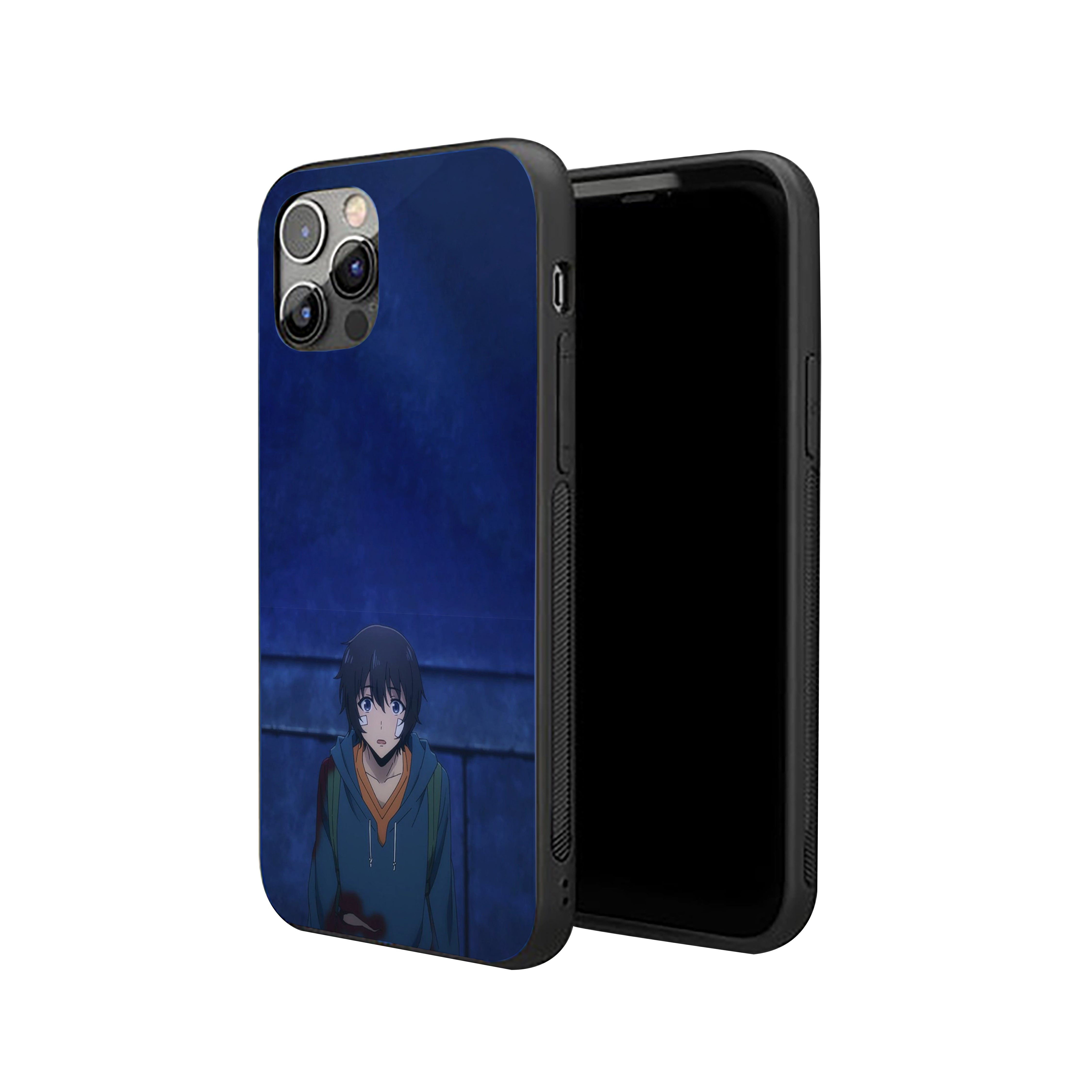 Solo Leveling with Sad Expression Silicone Armored Phone Case