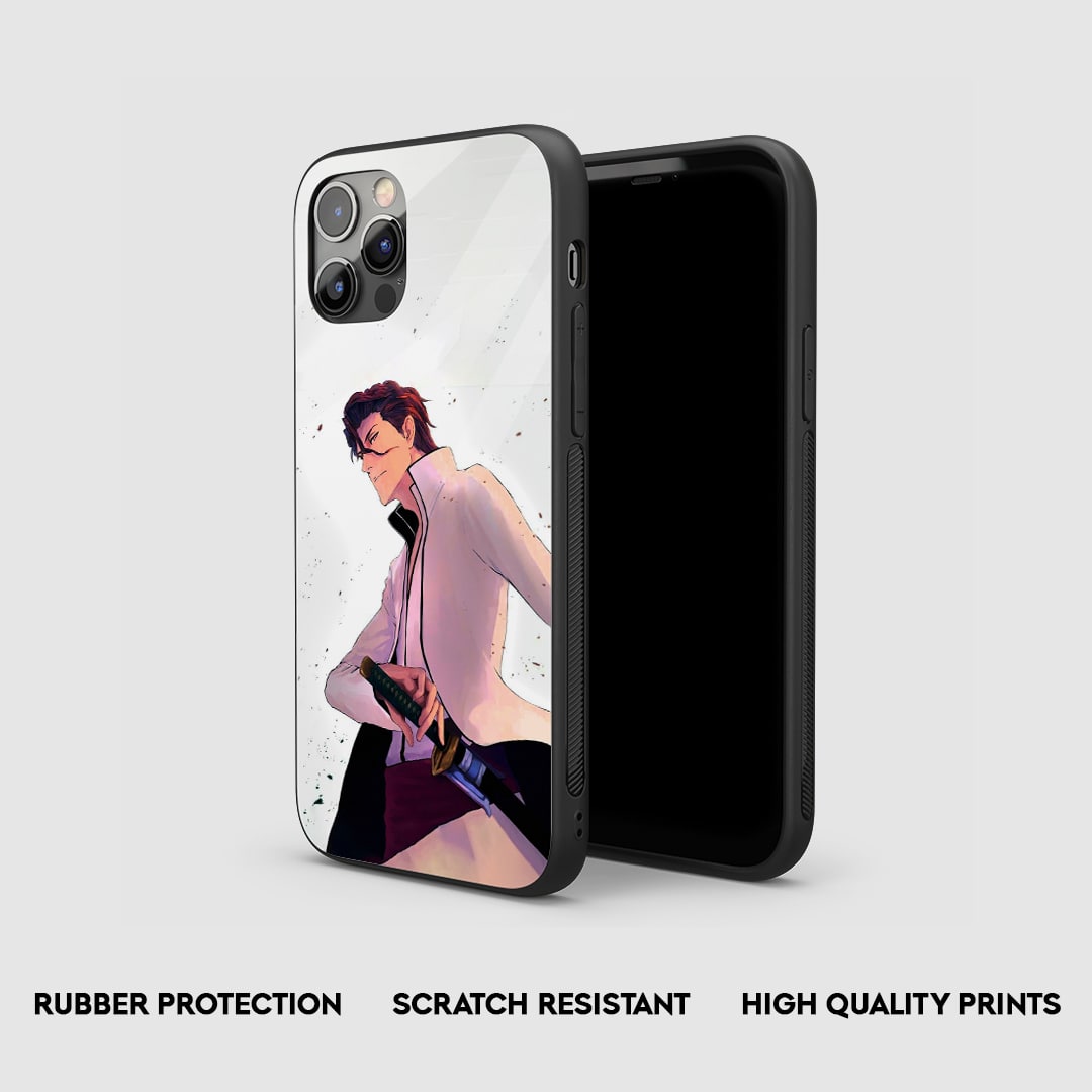 Sosuke Aizen Silicone Armored Phone Case