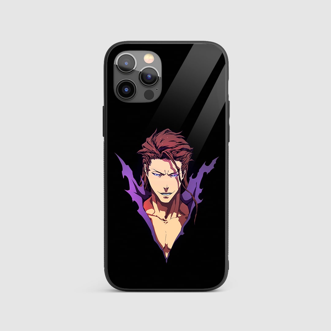 Sosuke Aizen Black Silicone Armored Phone Case