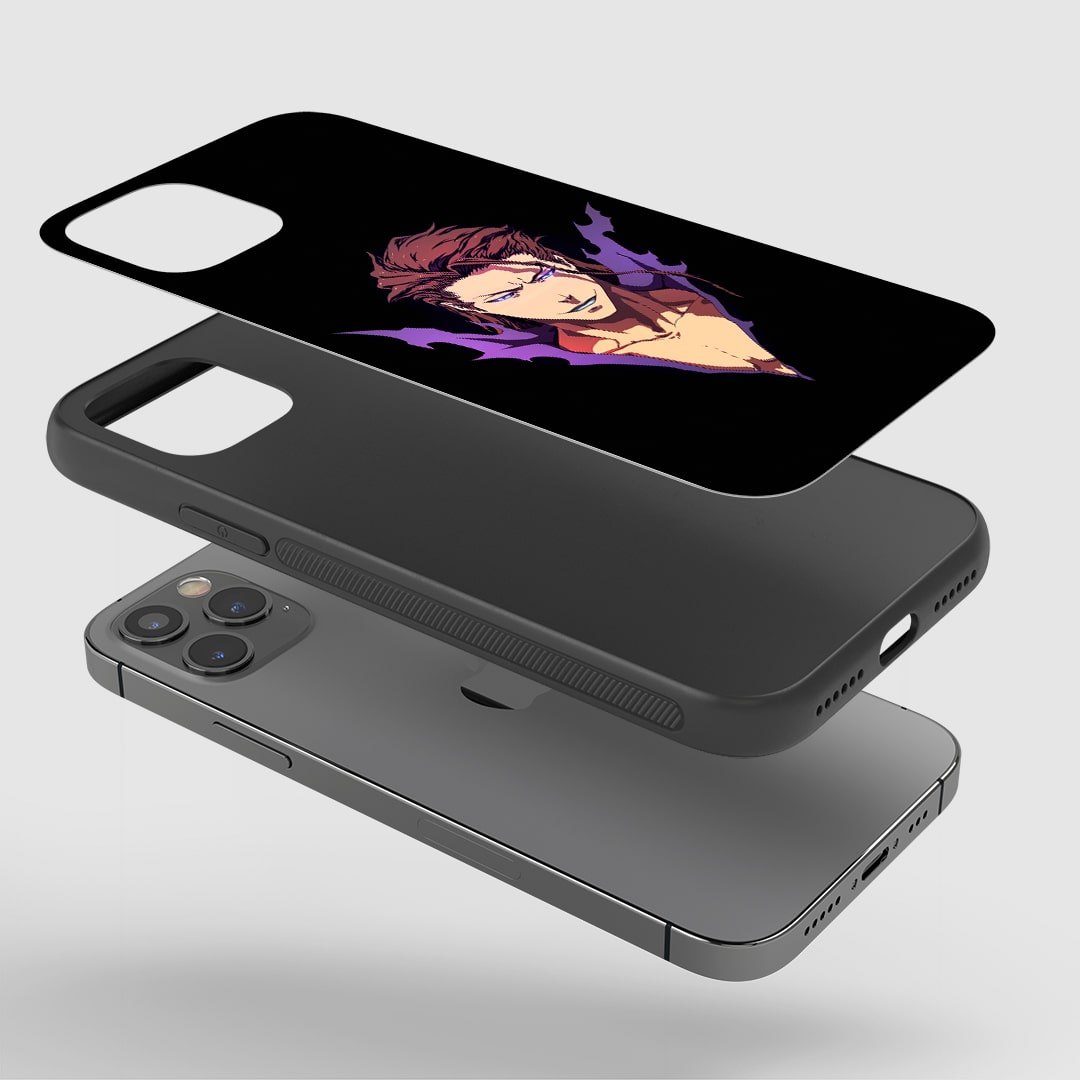 Sosuke Aizen Black Silicone Armored Phone Case