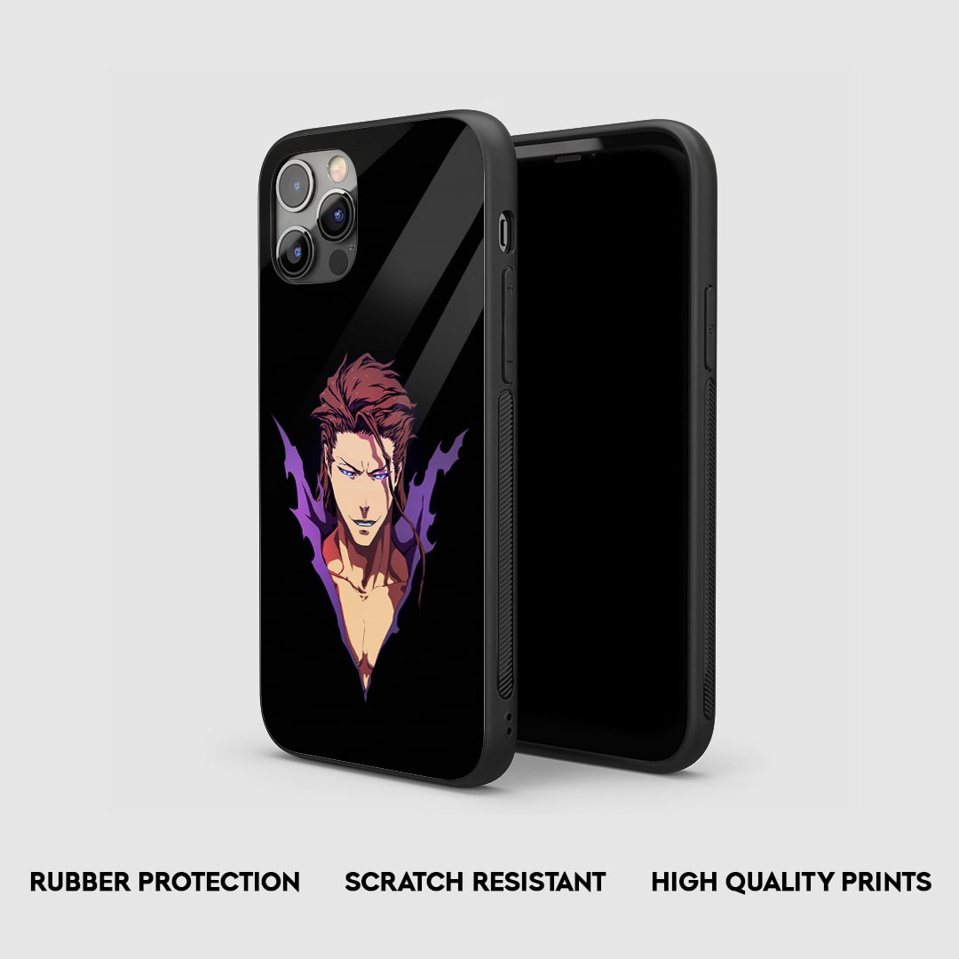 Sosuke Aizen Black Silicone Armored Phone Case