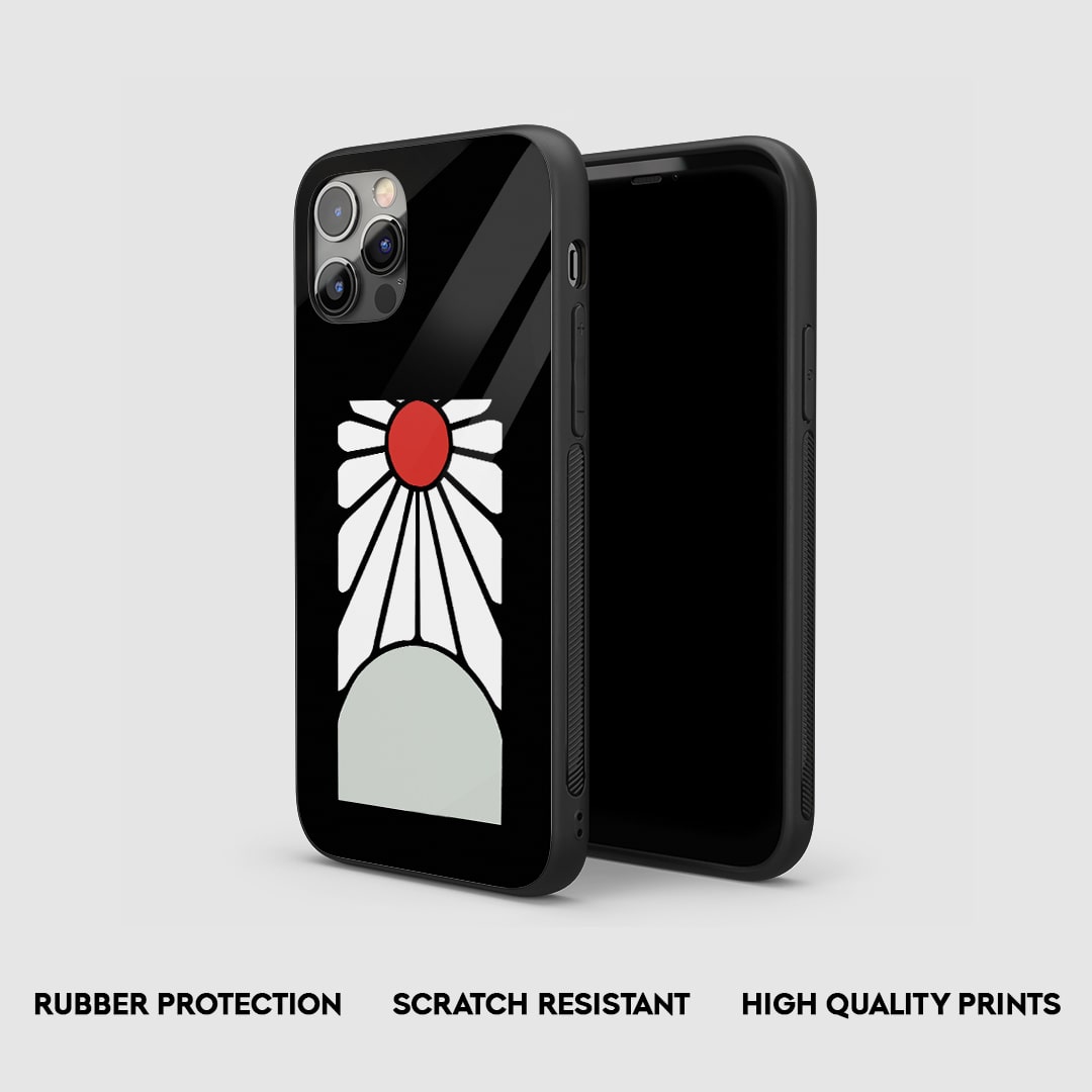 Tanjiro Earrings Design Silicone Armored Phone Case