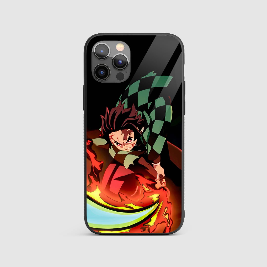 Tanjiro Action Silicone Armored Phone Case