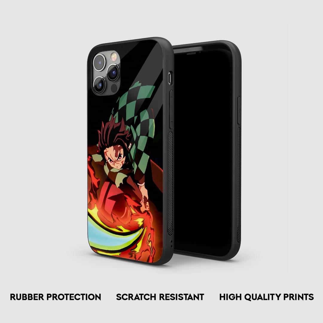 Tanjiro Action Silicone Armored Phone Case