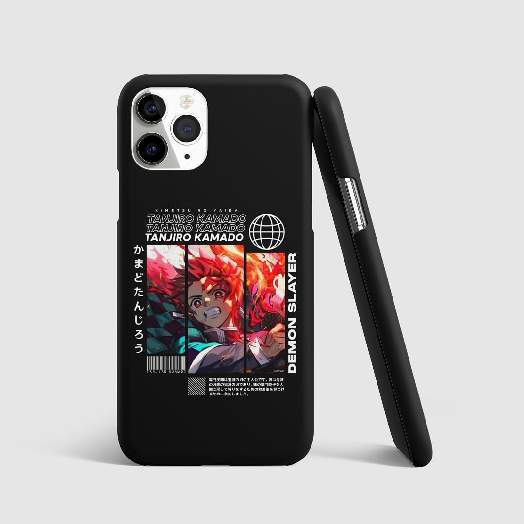 Tanjiro Kamado Black and White Phone Cover