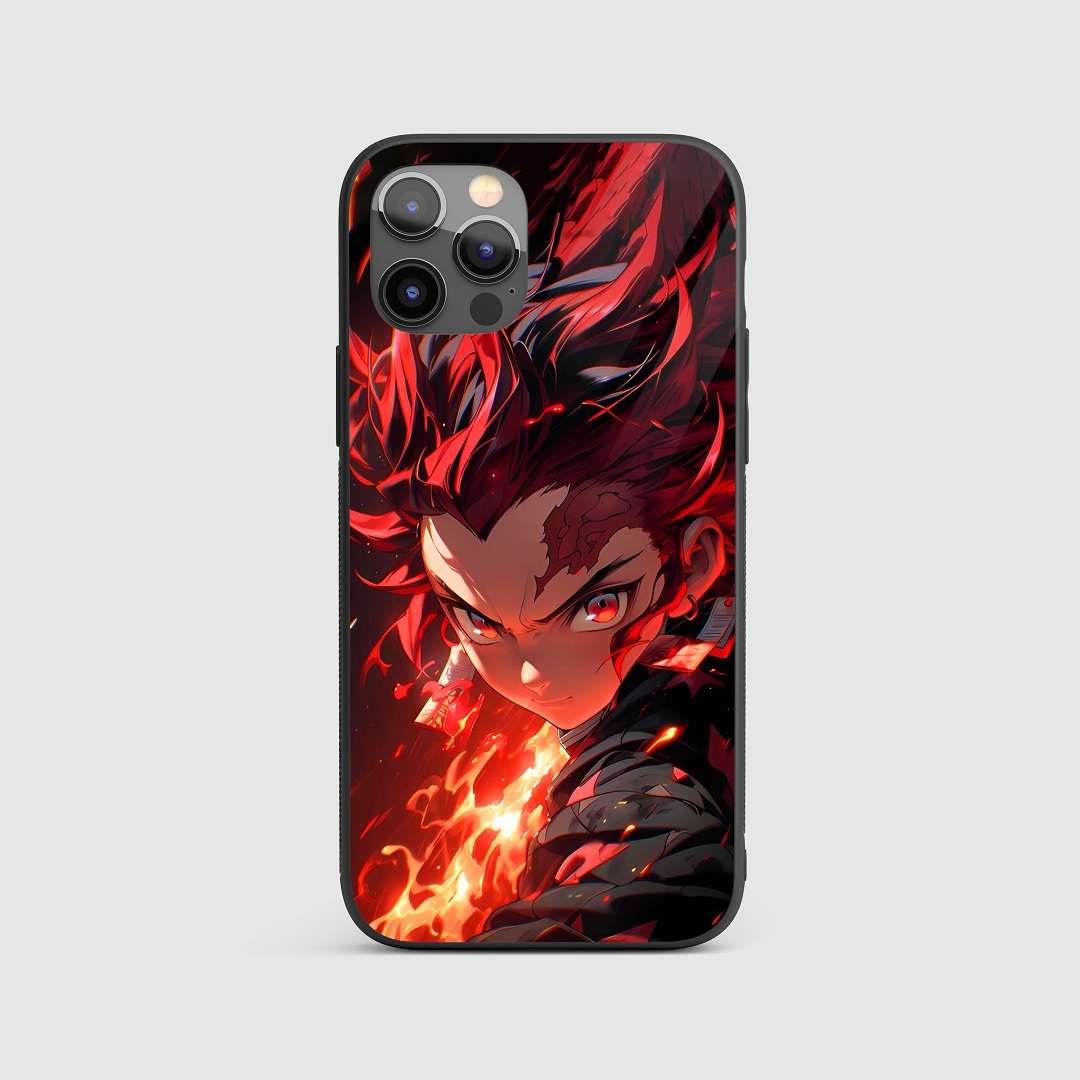 Tanjiro Kamado Graphic Silicone Armored Phone Case