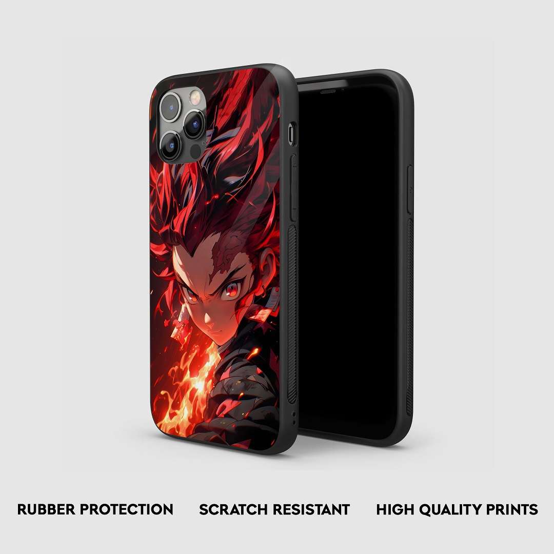 Tanjiro Kamado Graphic Silicone Armored Phone Case