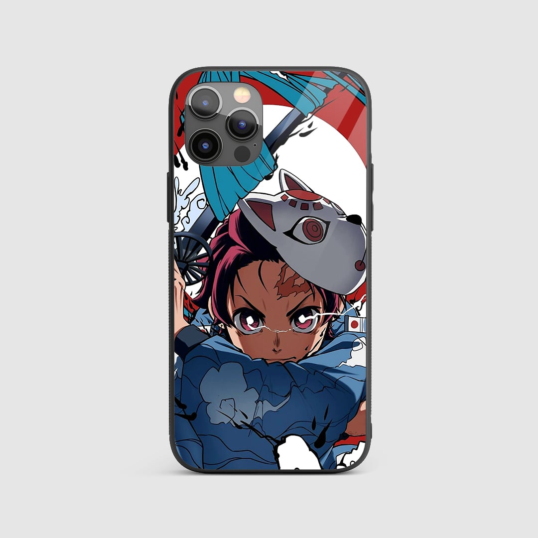 Tanjiro Kamado Mask Silicone Armored Phone Case