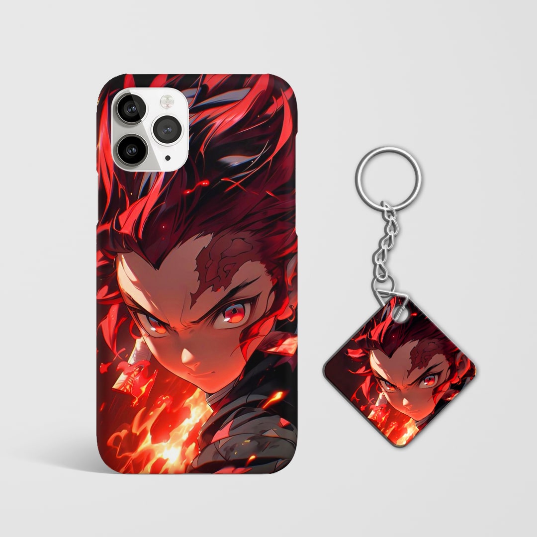 Tanjiro Kamado Red Graphic Phone Cover