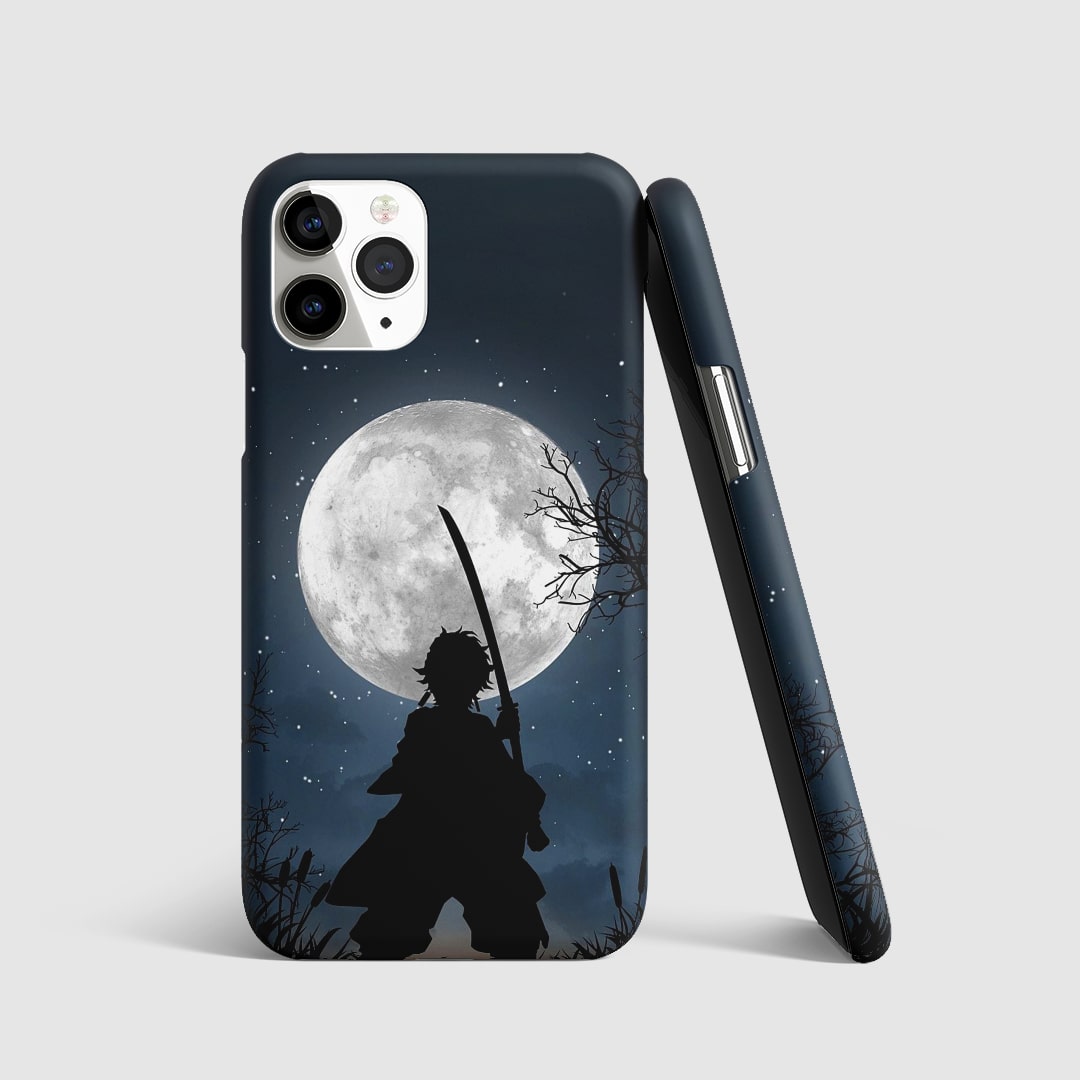 Tanjiro Kamado White Moon Phone Cover