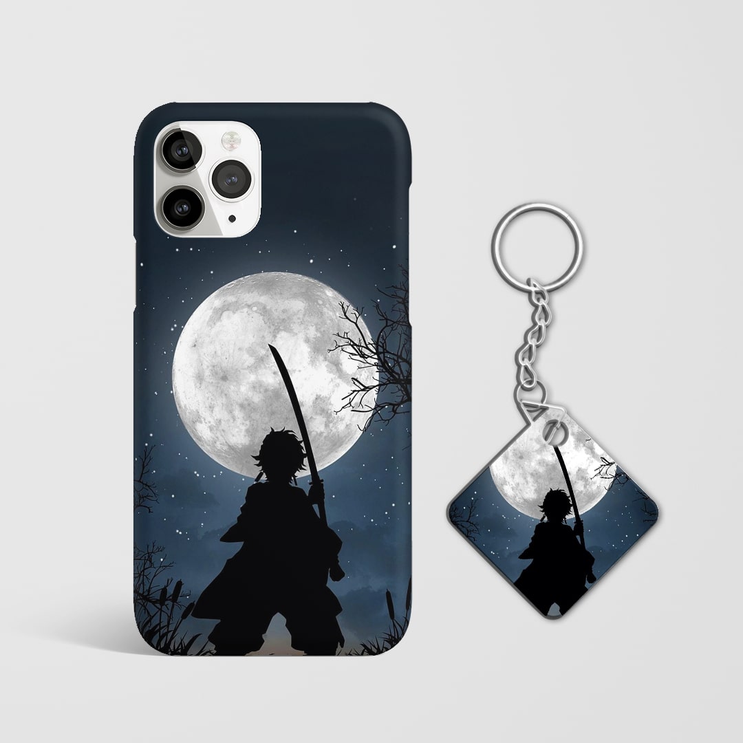 Tanjiro Kamado White Moon Phone Cover