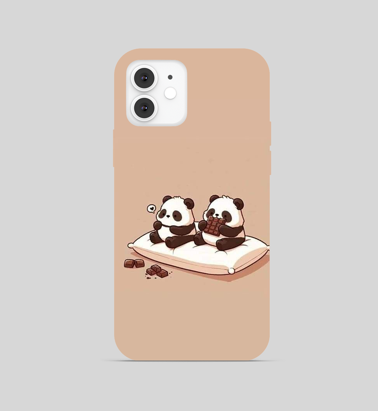 Panda Duo Theme Phone Cover